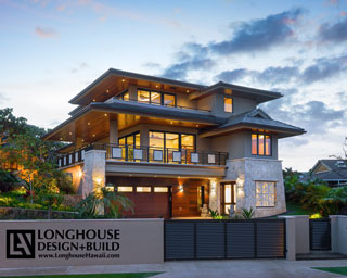 Hawaii Architects Longhouse Design+Build Jeff Long Associates AIA custom luxury home build interior designs 2014 BIA Renaissance Awards